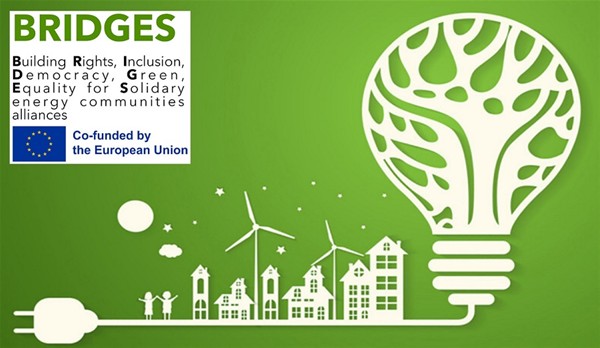 Logo progetto BRIDDES, lamapdina su sfondo verde