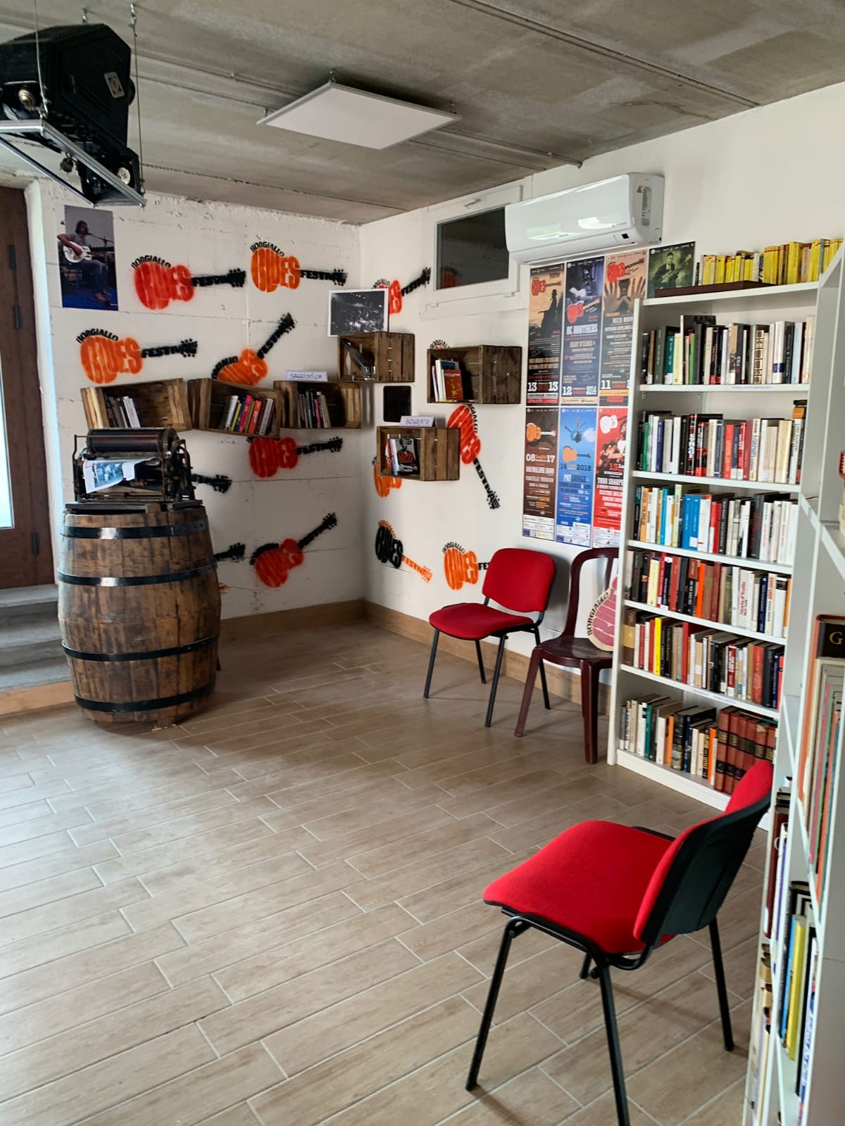 Sezione della Biblioteca dedicata alla musica Blues