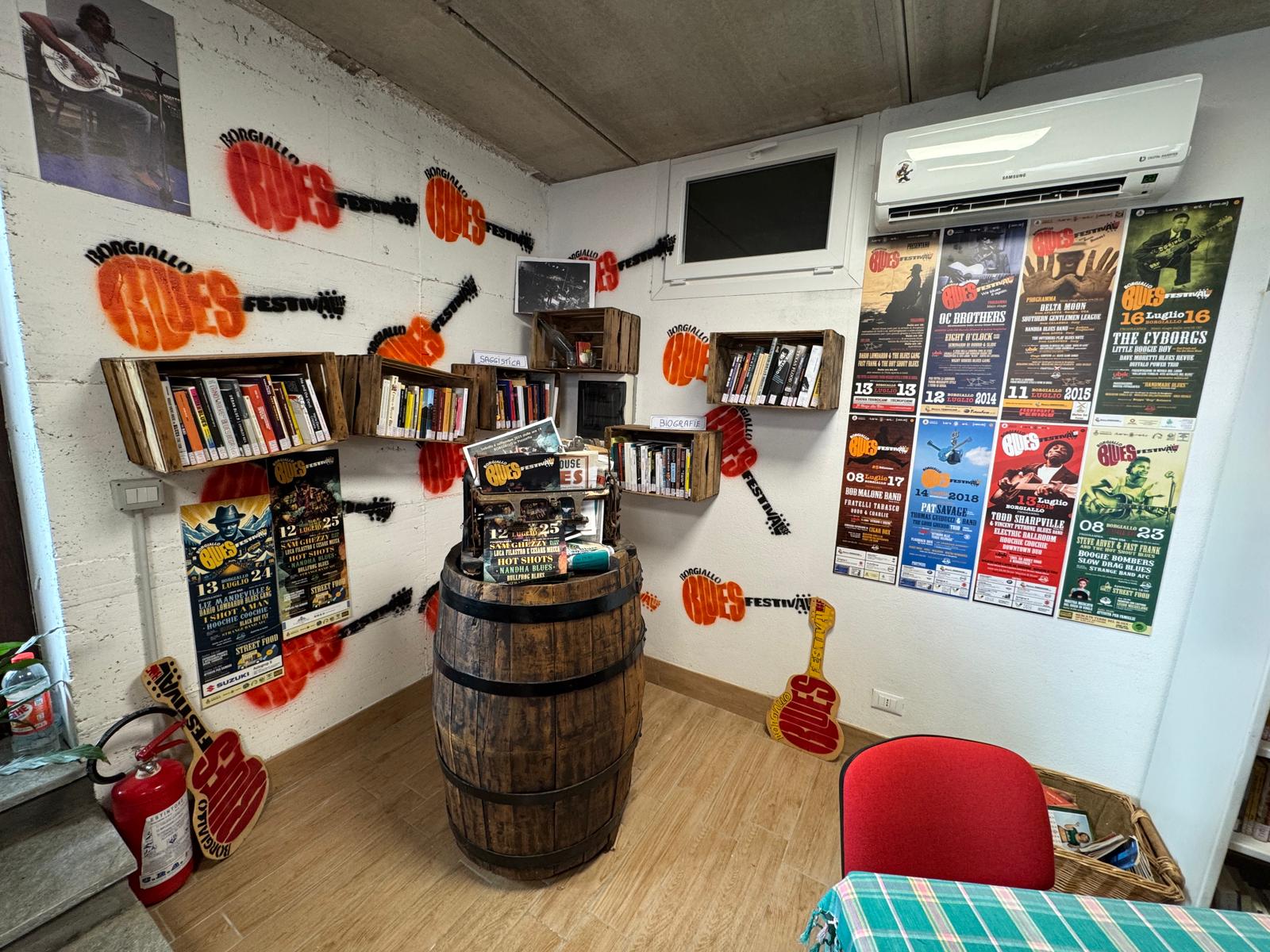 Biblioteca Comunale, reparto dedicato al Blues